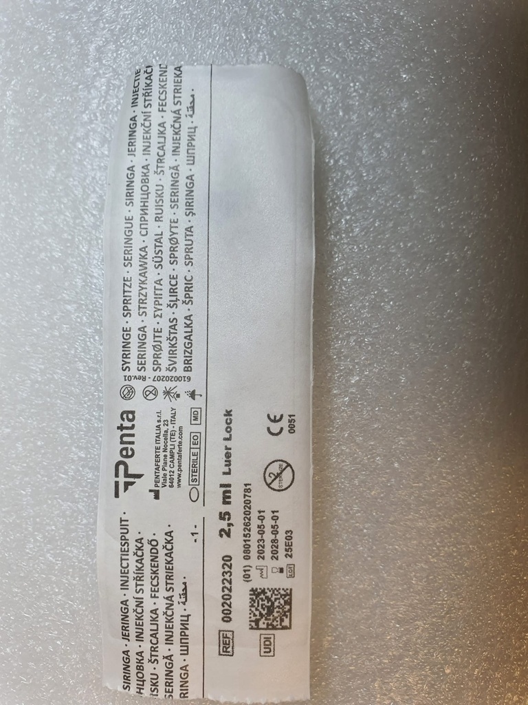 EICKINJECT Einmalspritze, 3ml, 3-teilig mit Gummikolben