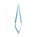 INAMURA csipesz, H 10,5 cm, titán, lapos nyéllel