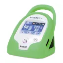 SunTech VET30 vérnyomásmérő, zöld, 6 mandzsettával, SpO₂-érzékelővel, hőmérséklet-szondával, vérnyomáscsővel, hálózati tápegységgel, lítiumion-akkumulátorral és védőtokkal