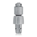 Jacobs fúrótokmány-feltét DRAGONFLY akkumulátoros fúrórendszerhez, kulccsal, üreges kivitelben Befogási tartomány: Ø 0,0–4,0 mm Fordulatszám: 0–1 305 rpm