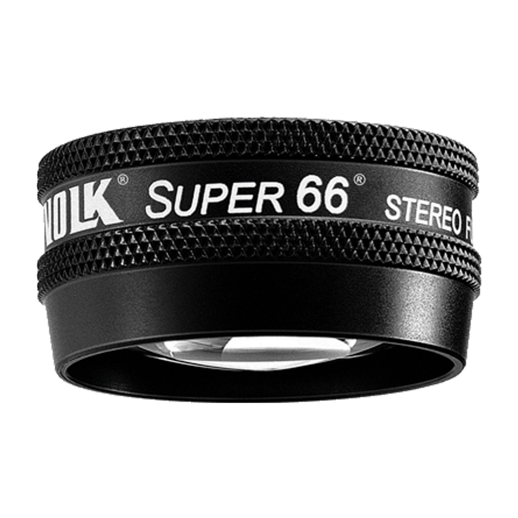 VOLK  Super 66 aszférikus speciállencse, 80/9 fok, 1,0x nagyítás, 11 mm munkatávolság