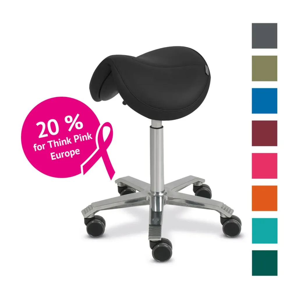 [6101010003] SCORE Jumper / Amazone kezelőszék (JUMPER, Ülés szélessége 44 cm, Fekete, Balance nélkül, Deréktámasz nélkül)