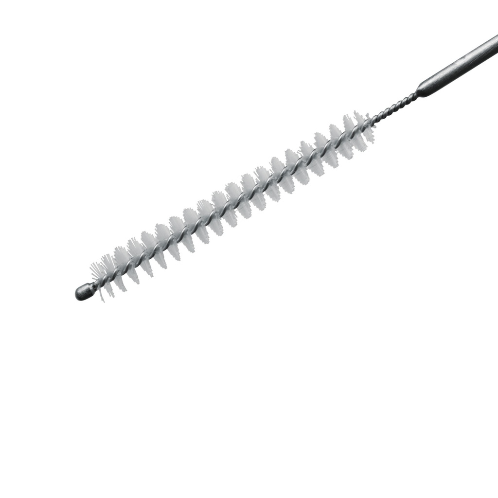 Tisztítókefe, Ø = 3,2–5 mm-es munkacsatornákhoz, kefefej Ø = 7 mm, hossz = 400 cm