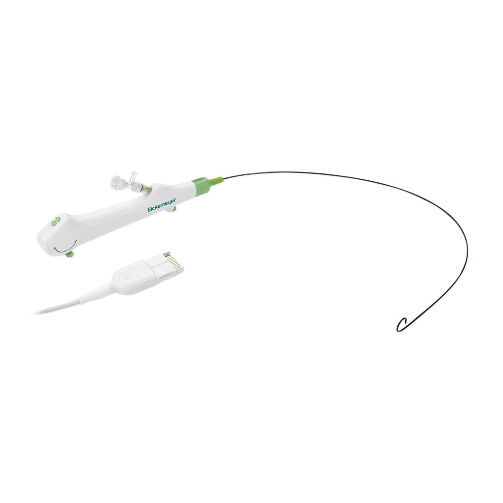 EickView 65SD-URS, félig eldobható ureteroszkóp, 65 cm hosszúságú, külső átmérő: 2,1 mm, 1,2 mm-es munkacsatornával.