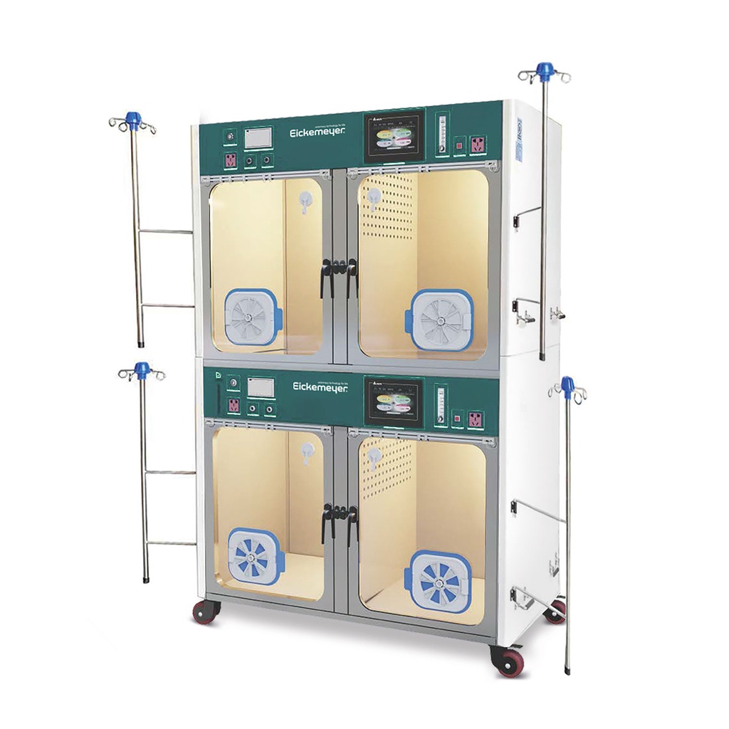 Eickemeyer ICU – intenzív terápiás egység kisállatok számára (2 vezérlőegységgel, 2 szinten)