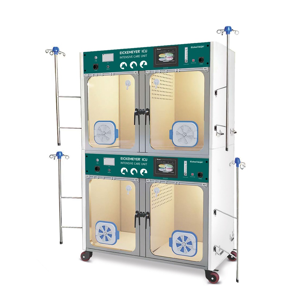 Eickemeyer ICU – intenzív terápiás egység kisállatok számára (2 vezérlőegységgel, 2 szinten)