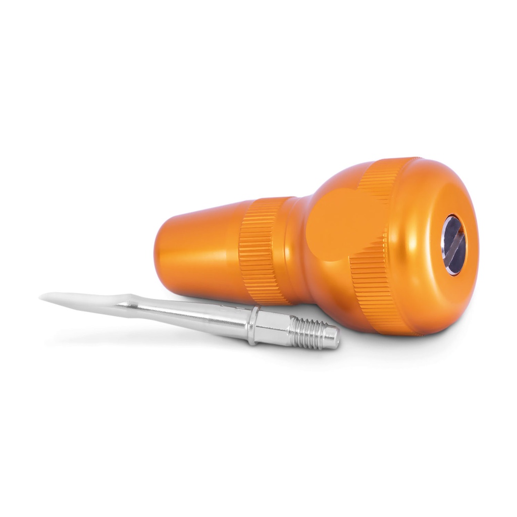 Dentanomic lófogászati nyél, ergonomikus, standard kivitel, 7,5-ösnél kisebb kesztyűmérethez, narancssárga