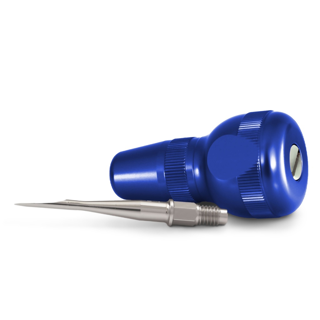 Dentanomic lófogászati nyél, hosszú kivitel, 7,5-ösnél nagyobb kesztyűmérethez, kék