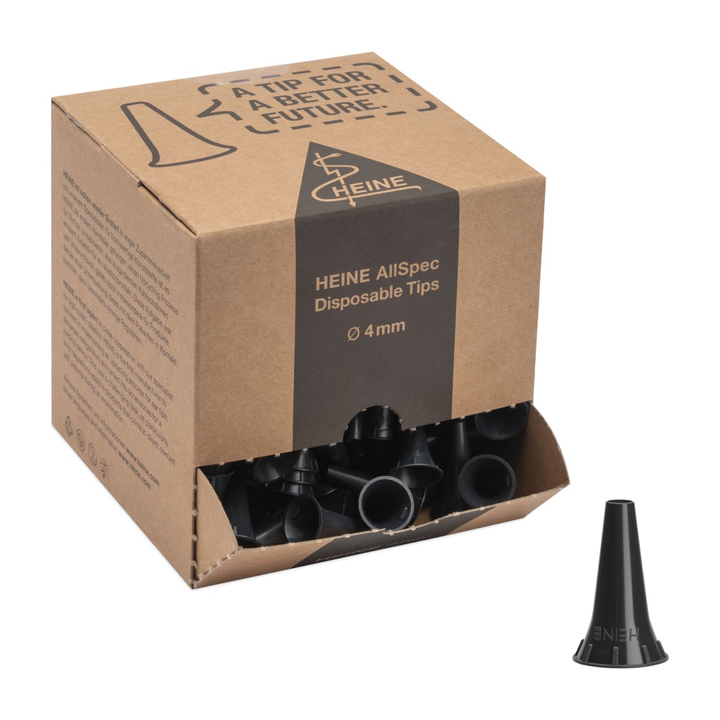 [302588] HEINE® AllSpec egyszer használatos tippek, Ø 4 mm, ömlesztett csomagolásban, 250 db (B-000.11.152)