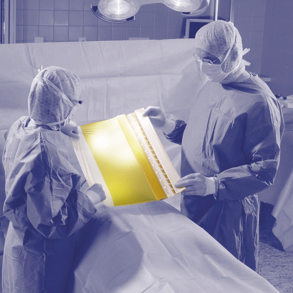 3M™ Ioban™ 2 antimikrobiális izoláló lepedő, közepes, 60 × 35 cm, ragasztós felület: 35 × 35 cm, 10 db/csomag