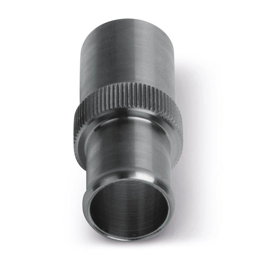 Tracheal-tubus csatlakozó, fém, 12 mm