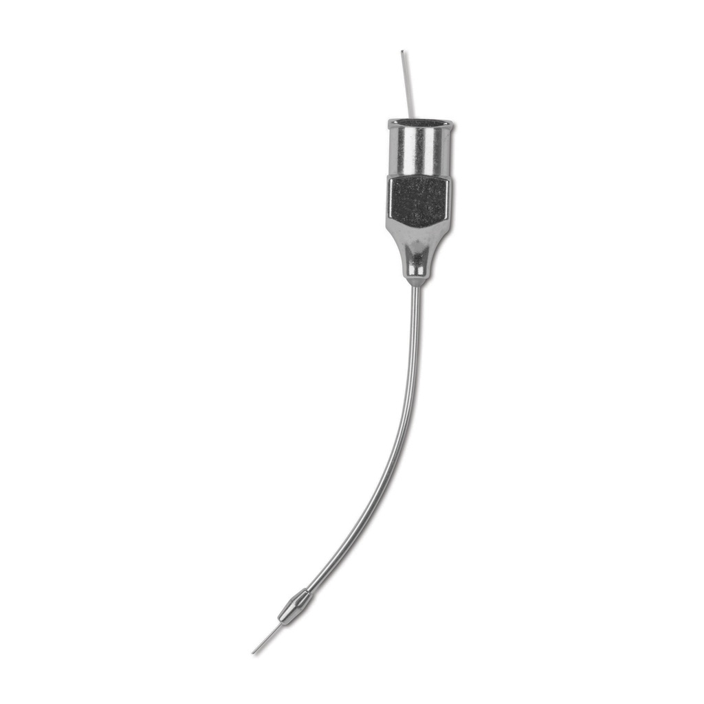 Rektális kanül, hajlított, 1,5 mm × 40 mm (55 mm fejjel)