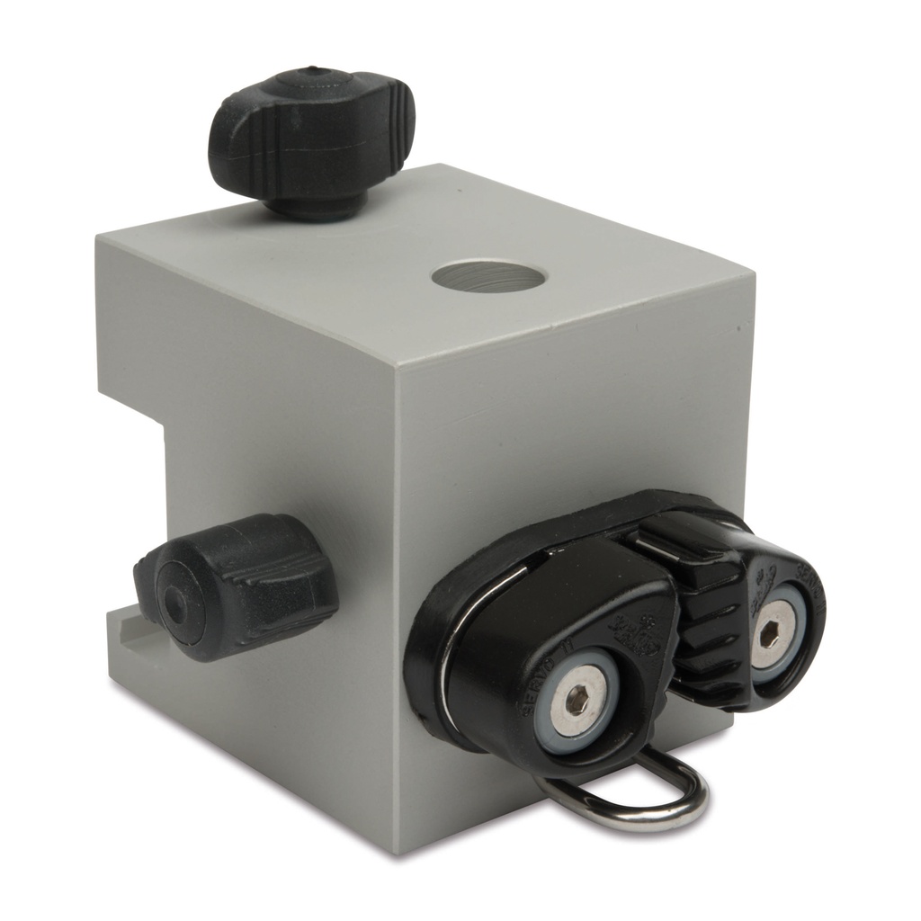 [603802] Fixation block, for round material with 12 mm diam.200 007 70x70x70 mm