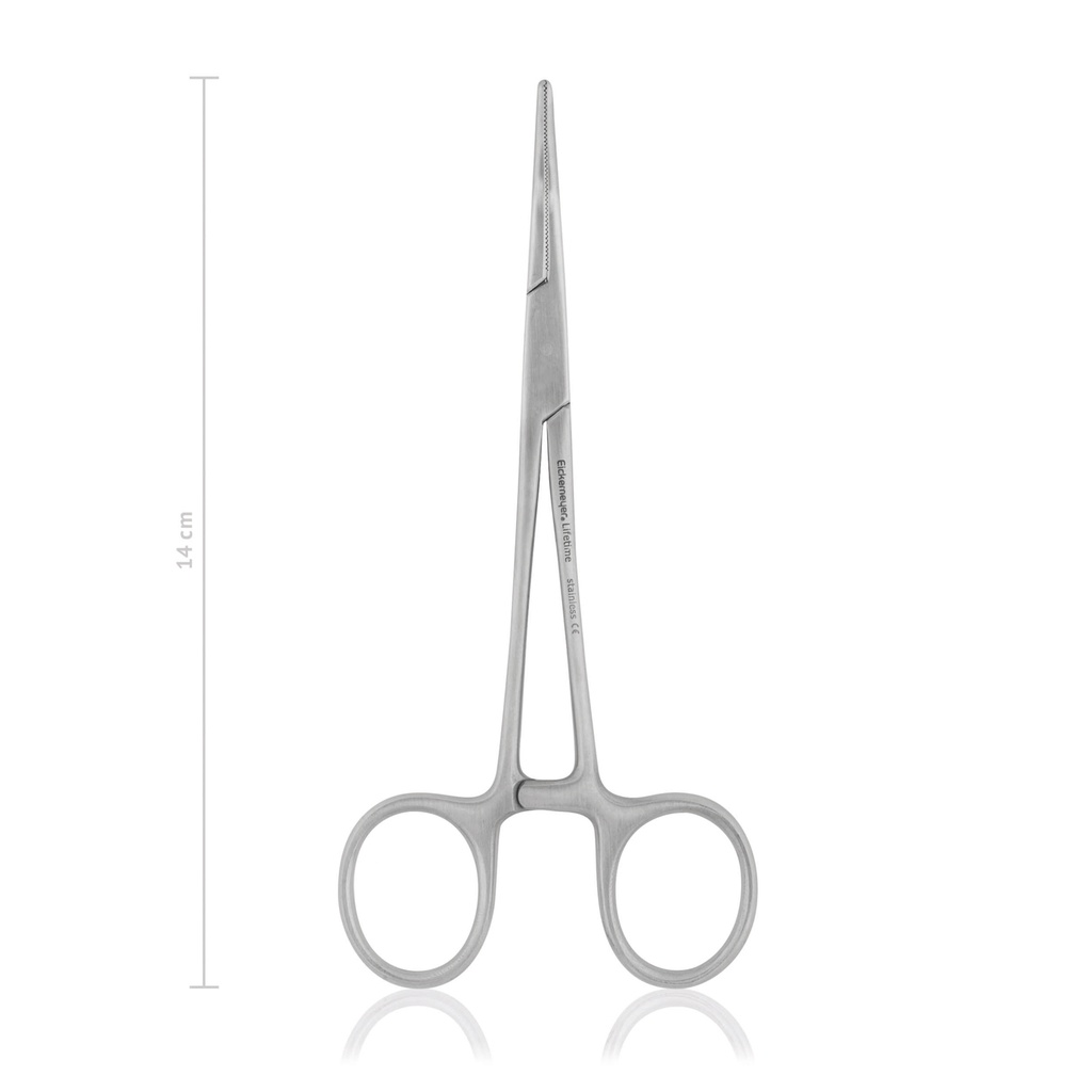 [973714] CRILE érleszorító, hajlított, 14 cm