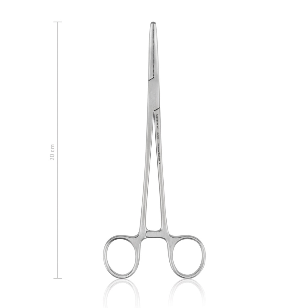 [142539] SPENCER-WELLS érfogó, 20 cm, hajlított