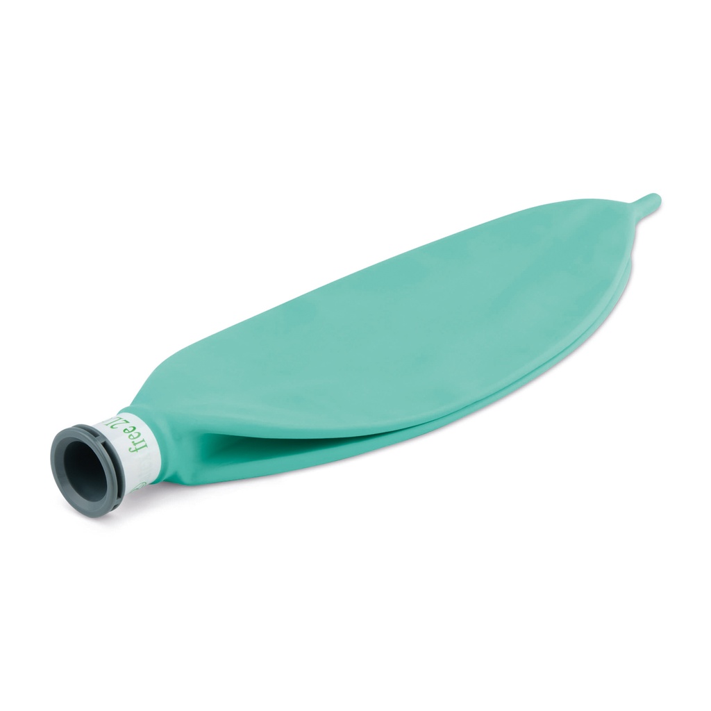 Lélegeztető ballon, Latexmentes, zöld színű, 2 liter