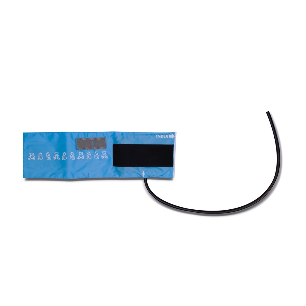 Vérnyomásmérő mandzsetta, 35,5 × 10,5 cm, Doppler-vérnyomásméréshez, különösen nagytestű kutyák számára