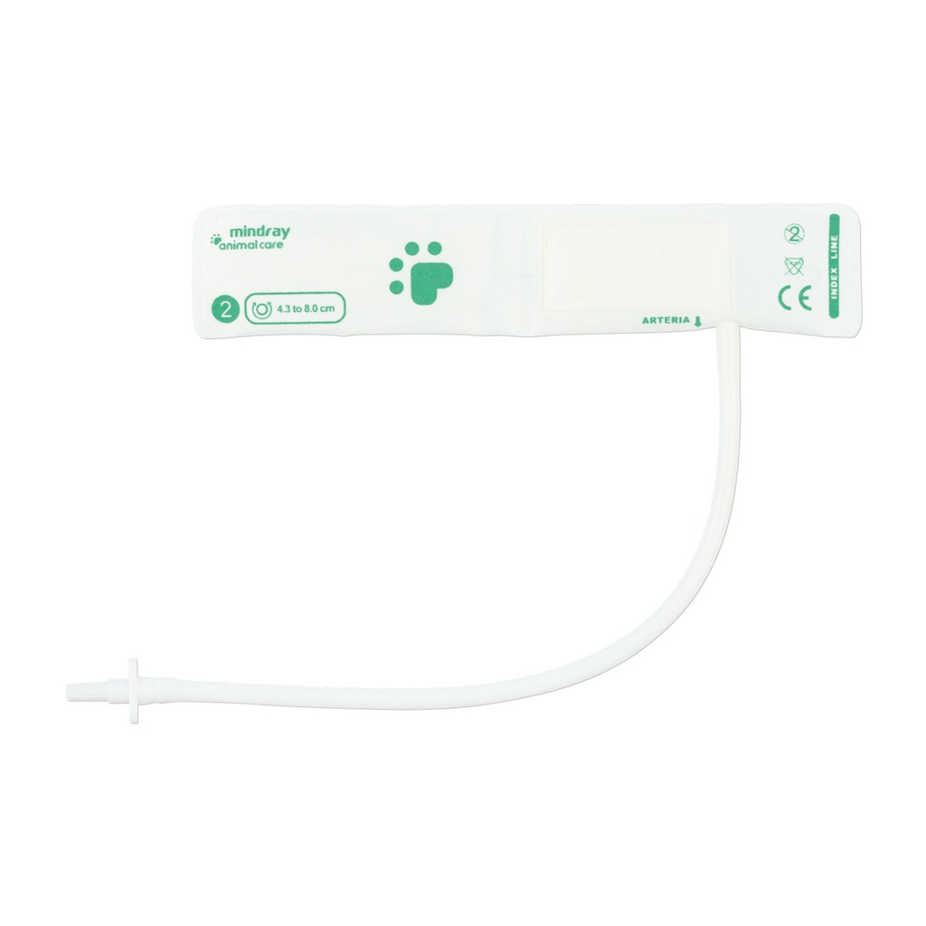 Vérnyomásmérő mandzsetta, 2-es méret: 4–8 cm, minden LifeVet és Mindray monitorhoz