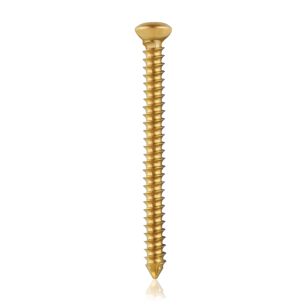 Corticalis csavar, Ø 3,5 mm, L = 40 mm, önmetsző, titán