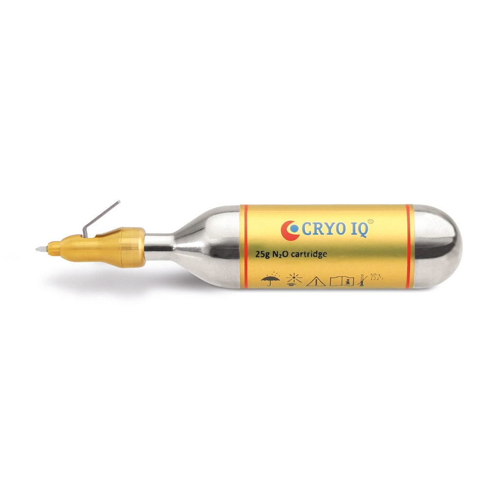 [173443] CryoIQ® DERM plus Cryo Stick, 1 db 25 g-os N₂O patronnal, dobozban