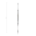 Csonthártya-emelő, kétvégű