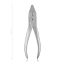 Dróthajlító párhuzamos laposfogó, 18,5 cm