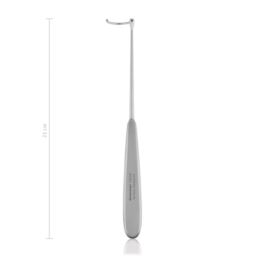 Drótvezető, kis ívű, 21 cm