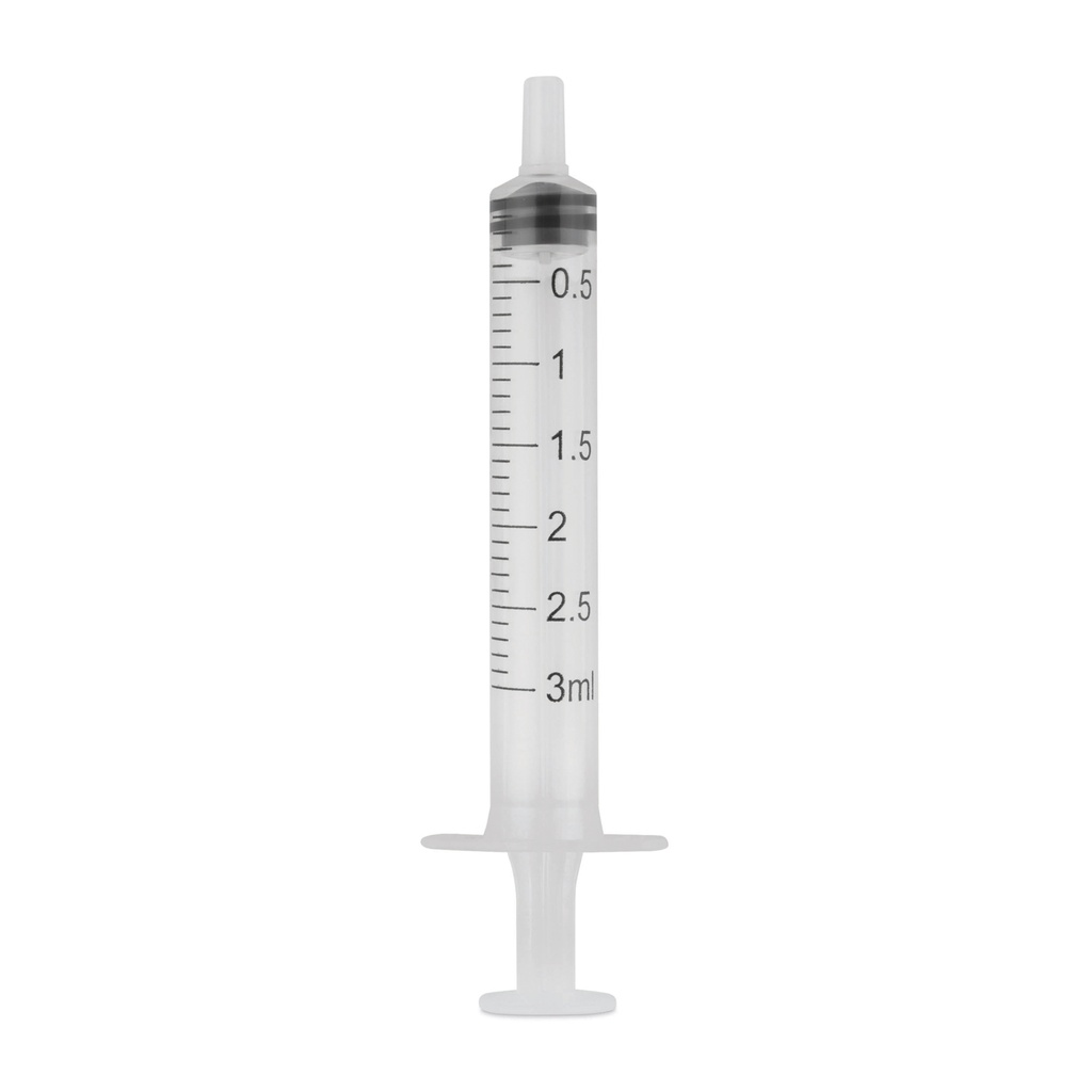 EICKINJECT EH fecskendő, 3 ml, 3 részes, gumidugattyúval, 100 db/doboz