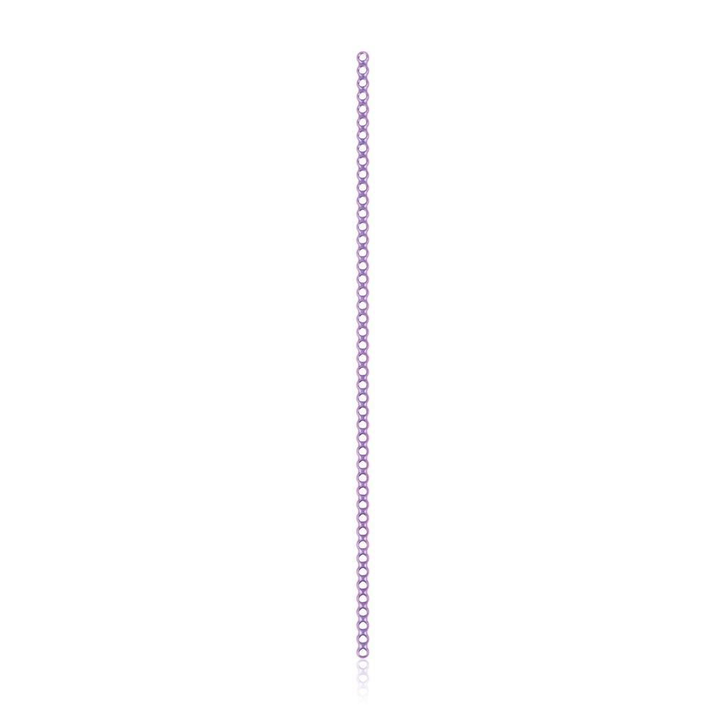 EickLoxx csontlemez 46 lyukkal, 230 × 5,0 × 2,0 mm, 1.7 / 2.3 rendszerhez, titán, magenta