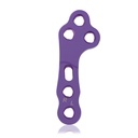 EickLoxx TPLO jobb oldali L zárólemez, 3/3 lyuk, 54 mm, Ø 2.7 / 3.5, titán, magenta
