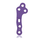 EickLoxx TPLO jobb oldali XL zárólemez, 3/3 lyuk, 64 mm, Ø 2.7 / 3.5, titán, magenta