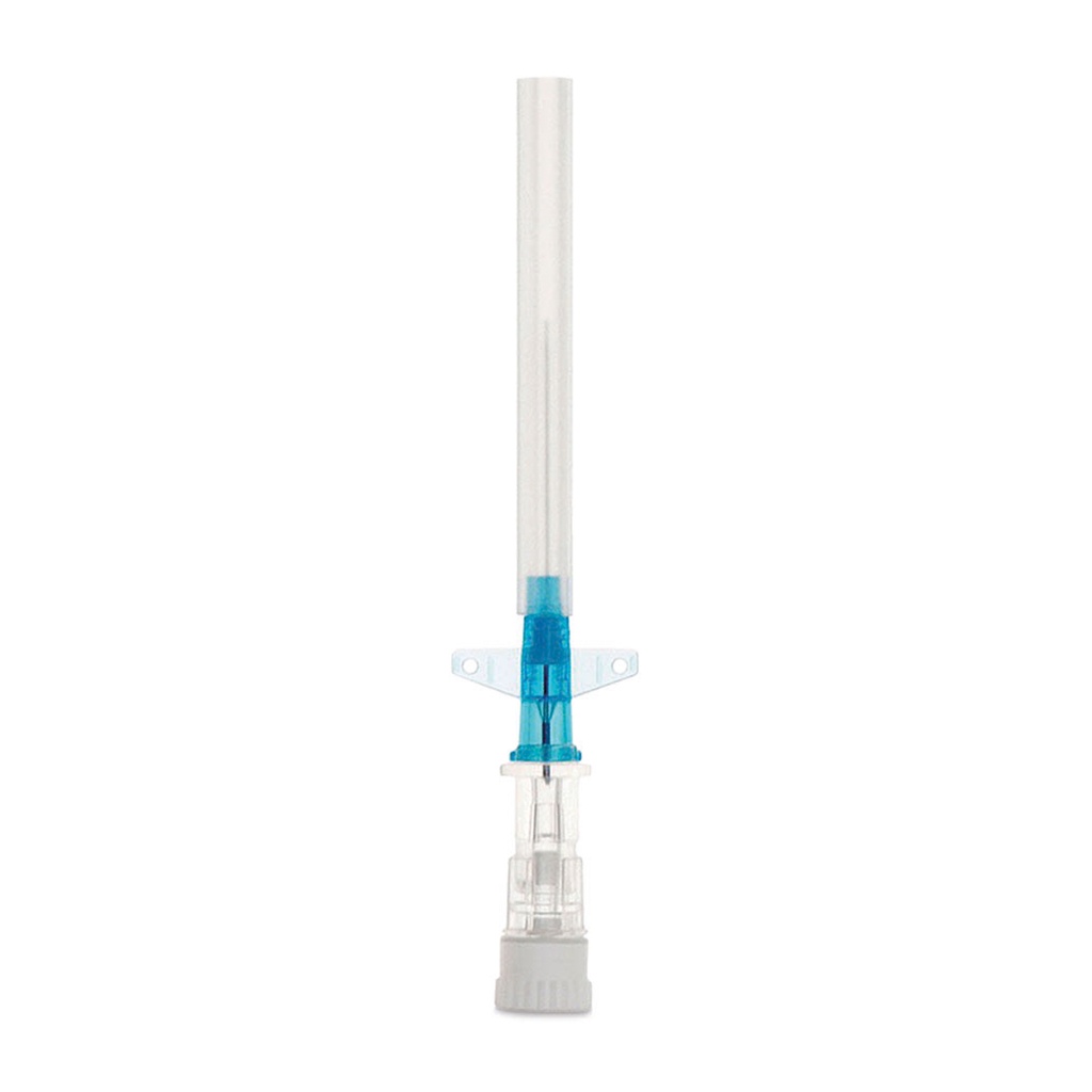 Delta Flo EH szárnyas kanül, kék, 22G, 50 db/doboz