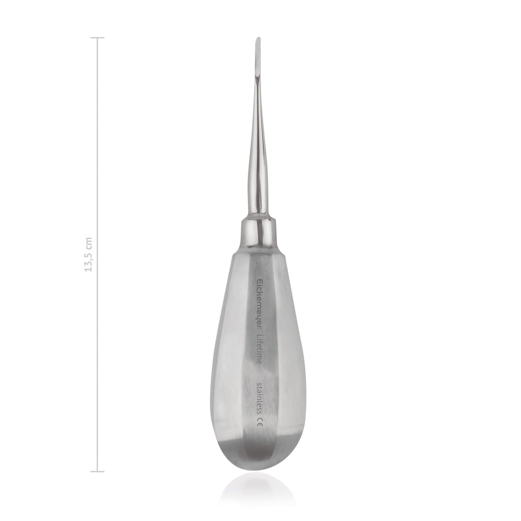 Gyökéremelő, 1 mm, rövid nyél, egyenes hegy