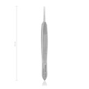 Castroviejo-varratcsipesz, 0,5 mm-es fogazattal, 10 cm
