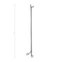 Idegentest-fogó, merev kivitelű, „aligátor” pofával, hosszú modell, L = 85 cm