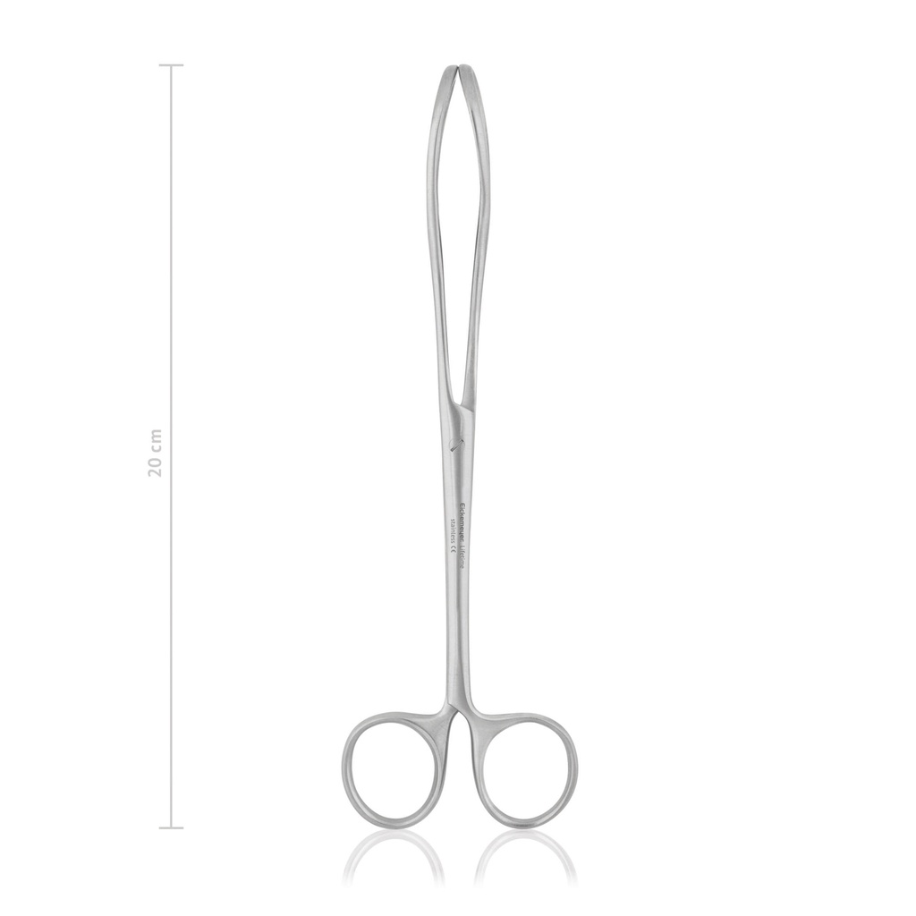 Szülészeti fogó kutyákhoz, dán modell, 20 cm