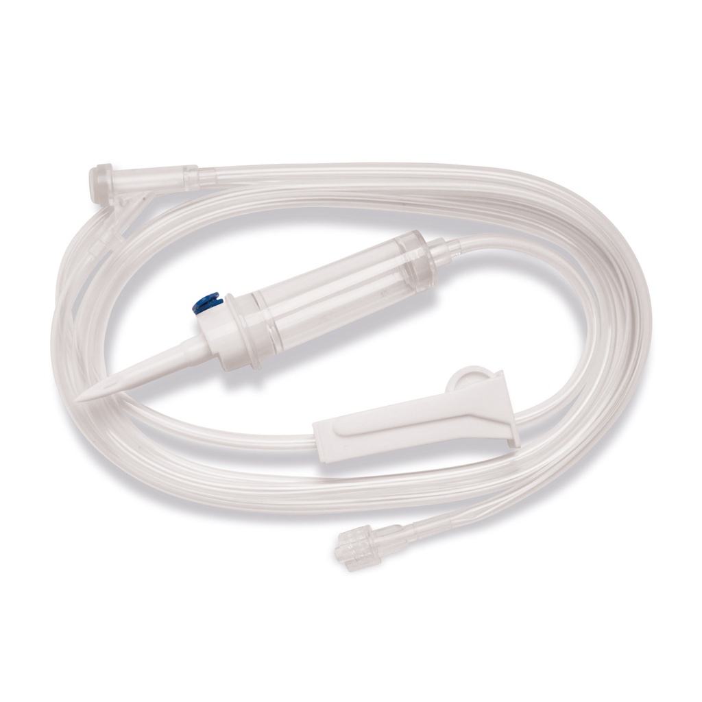 [050165] Eickemeyer infúziós szerelék Y-csatlakozóval, 20 csepp/ml, 150 cm, 50 db