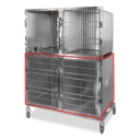 Moduláris SHOR-LINE kennel, 1219 x 914 mm, kétajtós