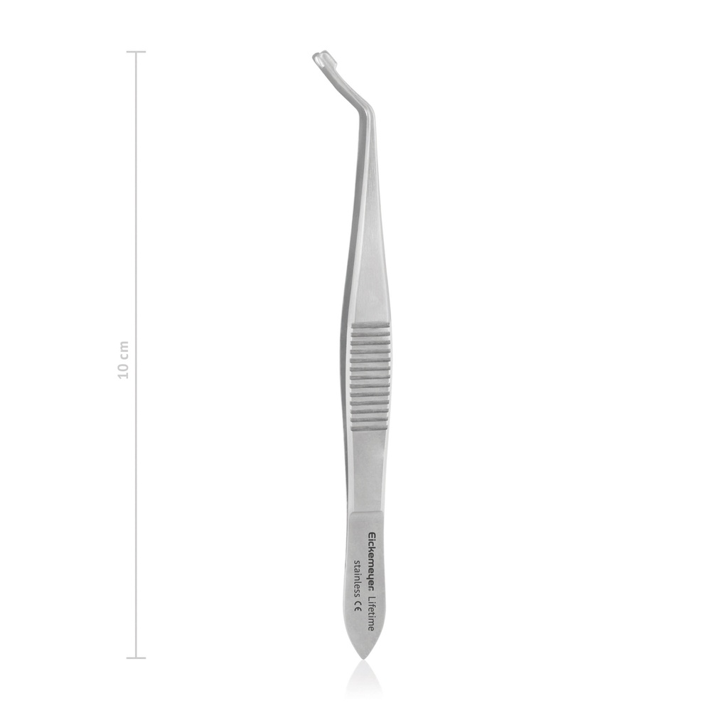 Arruga szemlencse tok csipesz, 10 cm