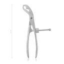 Csontfogó fogó, 15 cm, 6"-os, Verbrugge típus