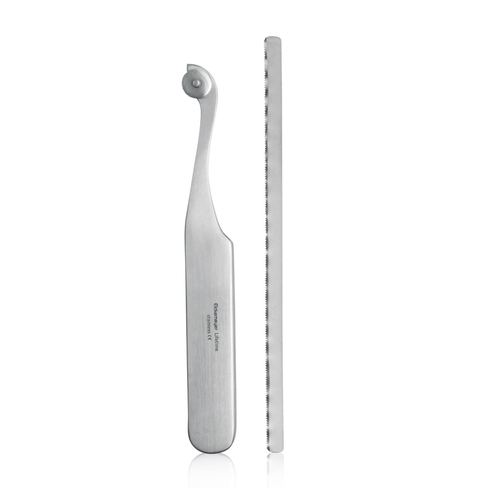 Csontfűrész 5 cserélhető fűrészpengével, 15–19 cm