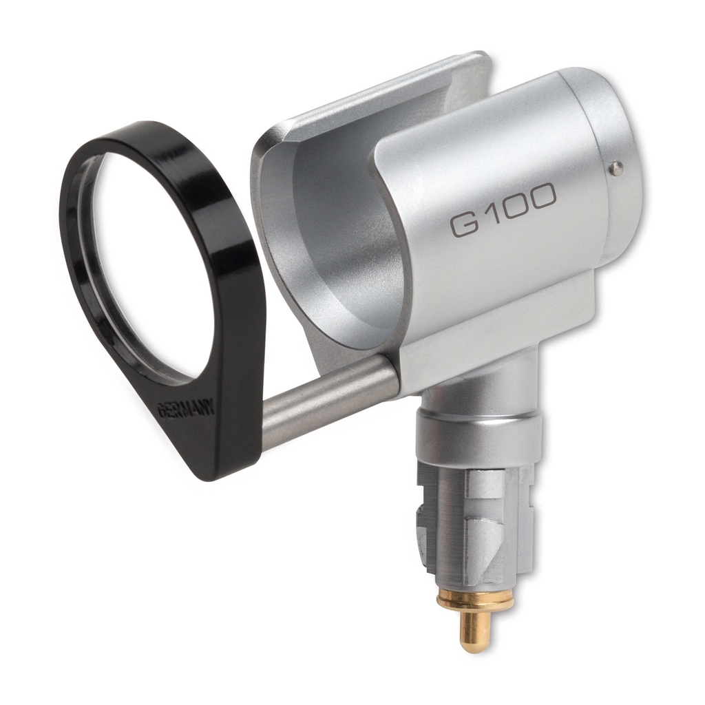 [300025] HEINE G100 LED Kopfstück geschlitzt, 2,5 V, kpl. mit Schwenklupe 