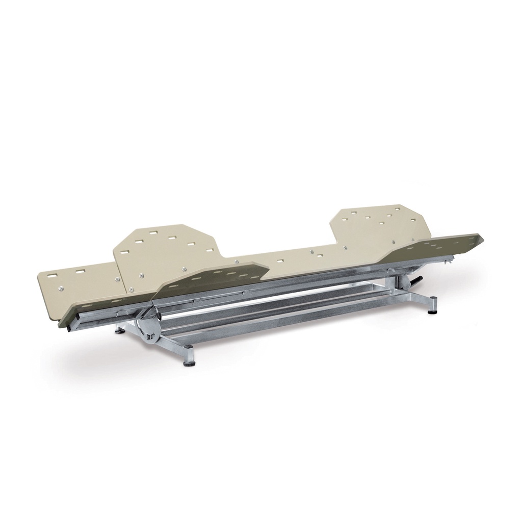 Laparoszkópos asztallap kutyák számára, szélesség: 45 cm, hossz: 136 cm, maximális terhelhetőség: kb. 70 kg