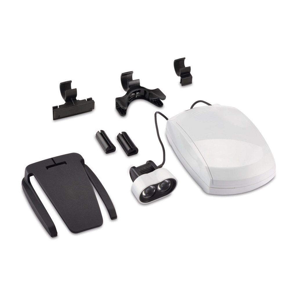 LED fejlámpa a 310600-as nagyító szemüveghez, tartozékokkal