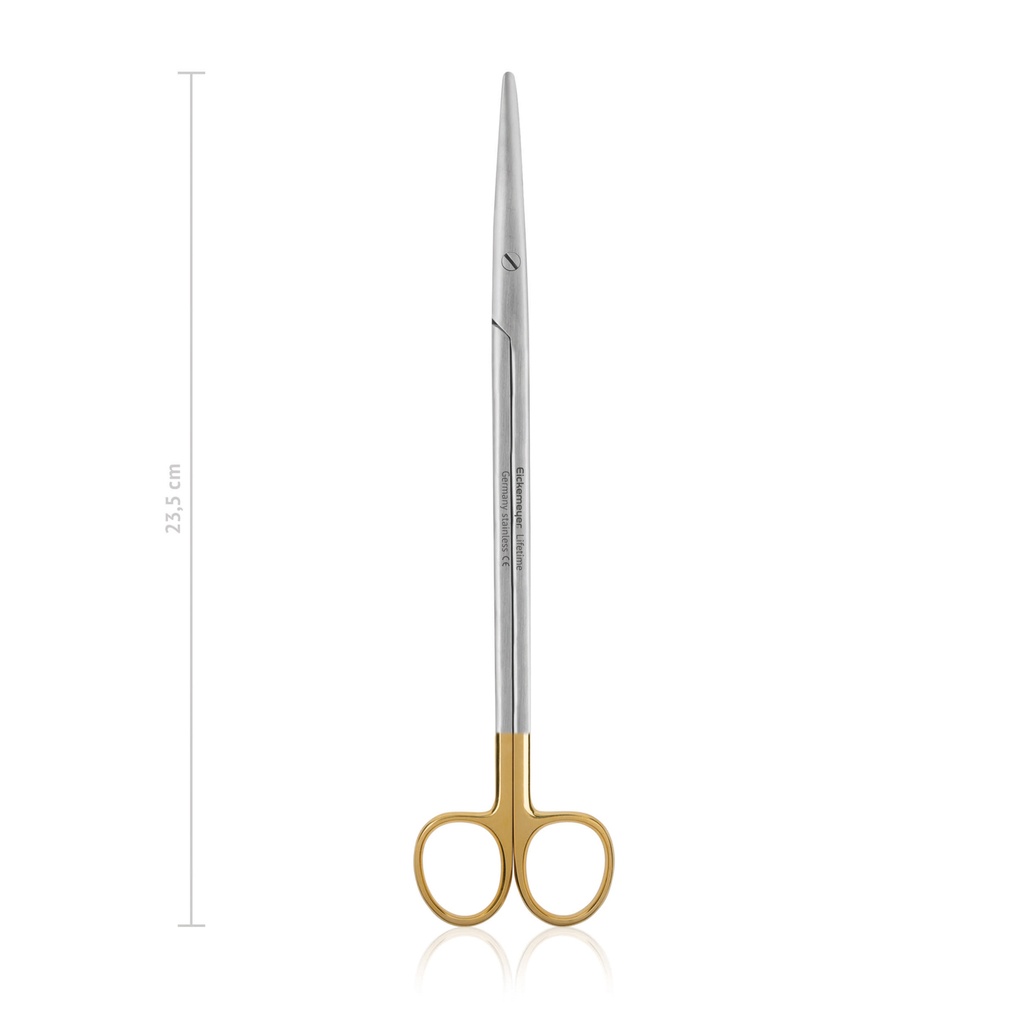 METZENBAUM preparáló olló, tompa/tompa, 23,5 cm, egyenes, TC