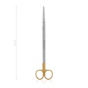 METZENBAUM preparáló olló, tompa/tompa, 23,5 cm, egyenes, TC