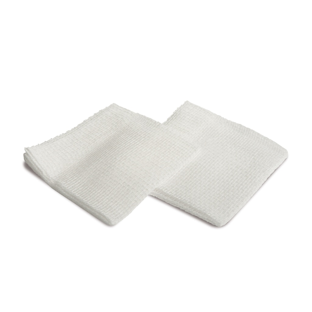 Mull-lap, hajtogatott, nem steril, 10 cm x 10 cm, 10×100 db/doboz