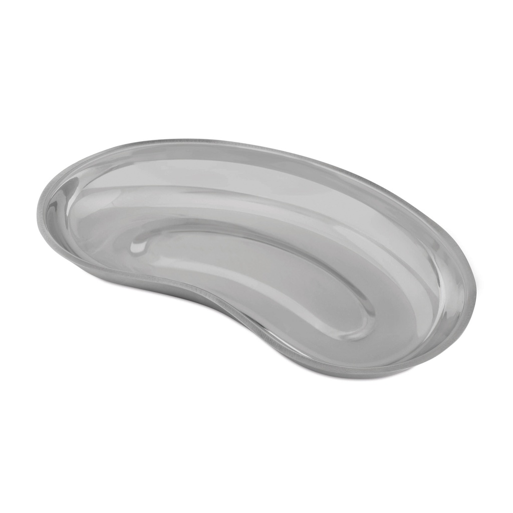 Rozsdamentes acél vesetál, nagy, 25 cm