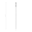 Szonda fonalbefűző nyílással, 14,5 cm