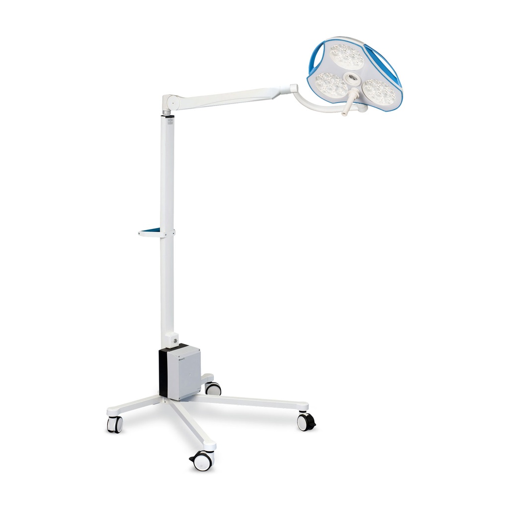 Mach LED 300 DF műtőlámpa, gurulóállványos kivitel